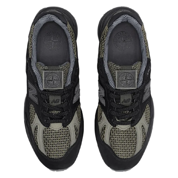 ⁦New Balance 991 x Stone Island Black Olive Night⁩ – תמונה ⁦4⁩