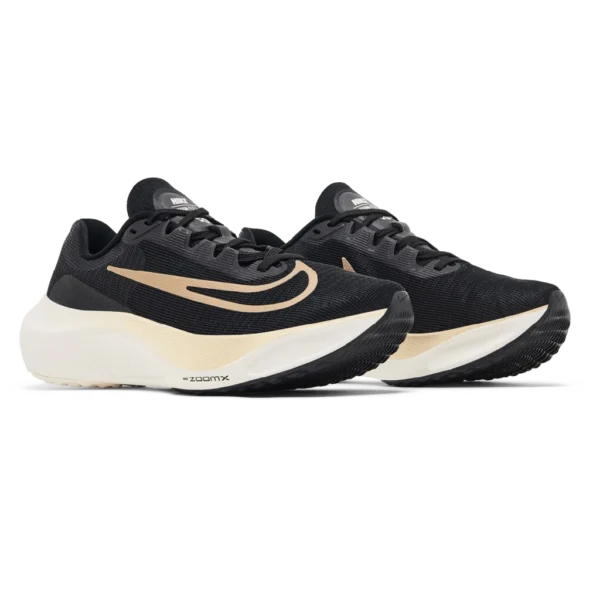 ⁦Nike Zoom Fly 5 Black Metallic Gold Grain⁩ – תמונה ⁦2⁩