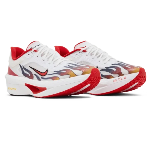 ⁦Nike Zoom Fly 6 Premium White Black Habanero Red⁩ – תמונה ⁦2⁩