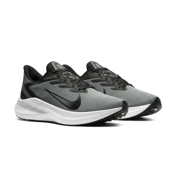 ⁦Nike Air Zoom Winflo 7 Black Particle Grey⁩ – תמונה ⁦2⁩