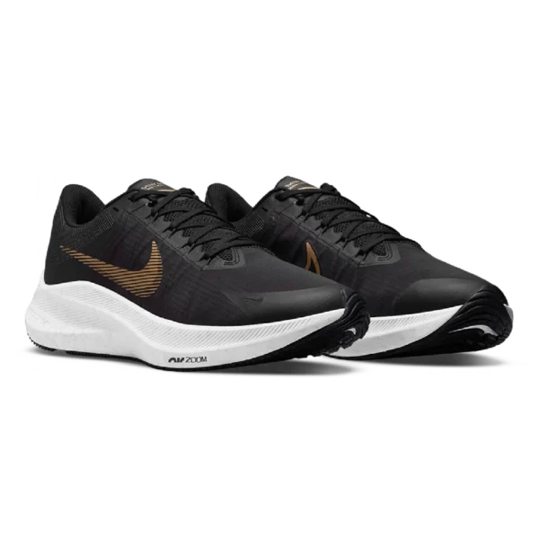 ⁦Nike Zoom Winflo 8 Black Metallic Gold⁩ – תמונה ⁦2⁩