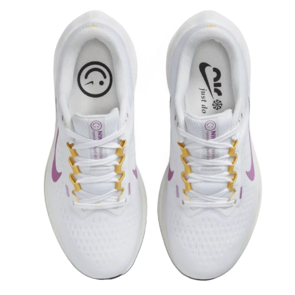 ⁦Nike Air Winflo 10 White Rush Fuchsia⁩ – תמונה ⁦4⁩