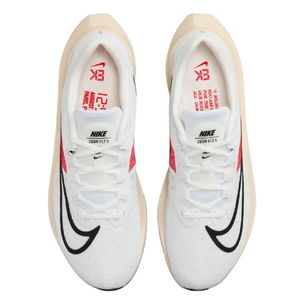 ⁦Nike Zoom Fly 5 "Eliud Kipchoge" White Chile Red Coconut Milk⁩ – תמונה ⁦4⁩