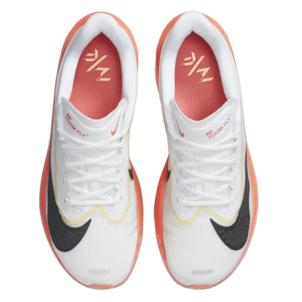 ⁦Nike Zoom Fly 6 White Black Magic Ember⁩ – תמונה ⁦4⁩