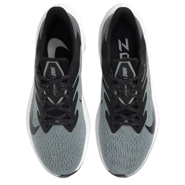⁦Nike Air Zoom Winflo 7 Black Particle Grey⁩ – תמונה ⁦4⁩