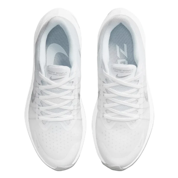 ⁦Nike Zoom Winflo 8 Summit White Metallic Silver⁩ – תמונה ⁦4⁩