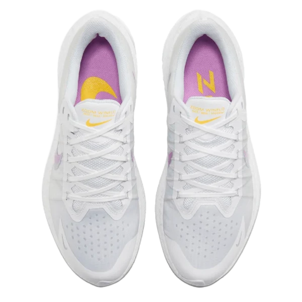 ⁦Nike Air Zoom Winflo 8 White Violet Shock Infinite Lilac⁩ – תמונה ⁦4⁩