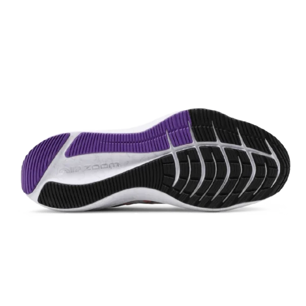 ⁦Nike Air Zoom Winflo 8 White Silver Black Flash Crimson⁩ – תמונה ⁦4⁩
