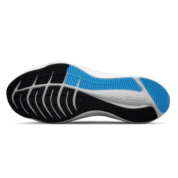⁦Nike Air Zoom Winflo 8 Black Gray Blue⁩ – תמונה ⁦5⁩