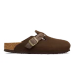 Birkenstock Boston Braided Suede Clogs Carafe