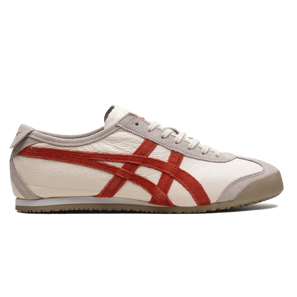 1 Onitsuka Tiger Mexico 66 Vin Beige White Red – תמונה 1