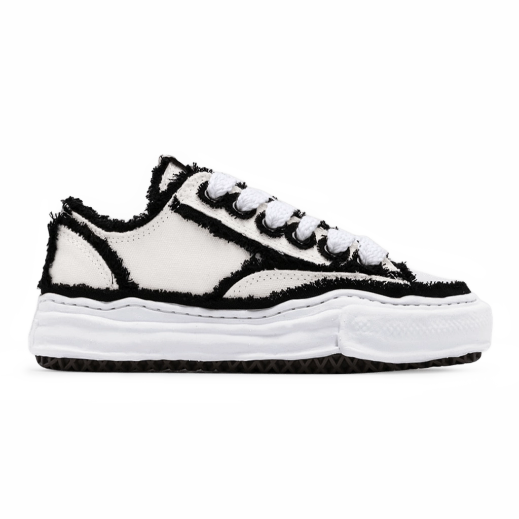 1 Maison Mihara Yasuhiro Peterson OG Sole Canvas Low White Overhanging – תמונה 1
