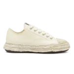 Maison Mihara Yasuhiro Peterson Low Garment Dyed Canvas Sneakers White