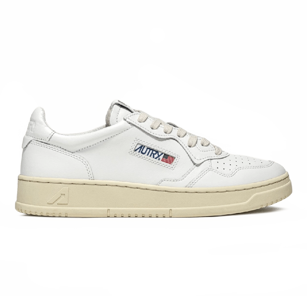 1 Autry Medalist Low Sneakers White Leather Essential – תמונה 1