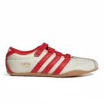 Adidas Tokyo Mary Jane Shoes Cream White Red Gold Metallic
