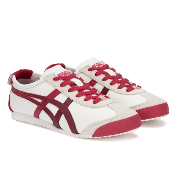 ⁦Onitsuka Tiger Mexico 66 White Red⁩ – תמונה ⁦2⁩