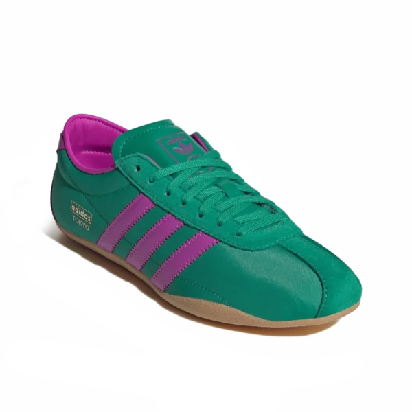 ⁦Adidas Tokyo Shoes Court Green Purple Burst Gum⁩ – תמונה ⁦2⁩