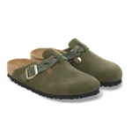 ⁦Birkenstock Boston Braided Suede Clogs Thyme⁩ – תמונה ⁦2⁩