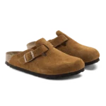 ⁦Birkenstock Boston Soft Footbed Suede Clogs Mink⁩ – תמונה ⁦2⁩