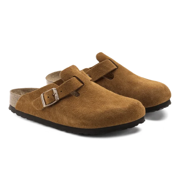 ⁦Birkenstock Boston Soft Footbed Suede Clogs Mink⁩ – תמונה ⁦2⁩