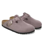 ⁦Birkenstock Boston Braided Suede Clogs Faded Purple⁩ – תמונה ⁦2⁩