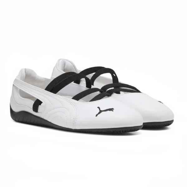 ⁦Puma Speedcat Ballet Leather White Black⁩ – תמונה ⁦2⁩