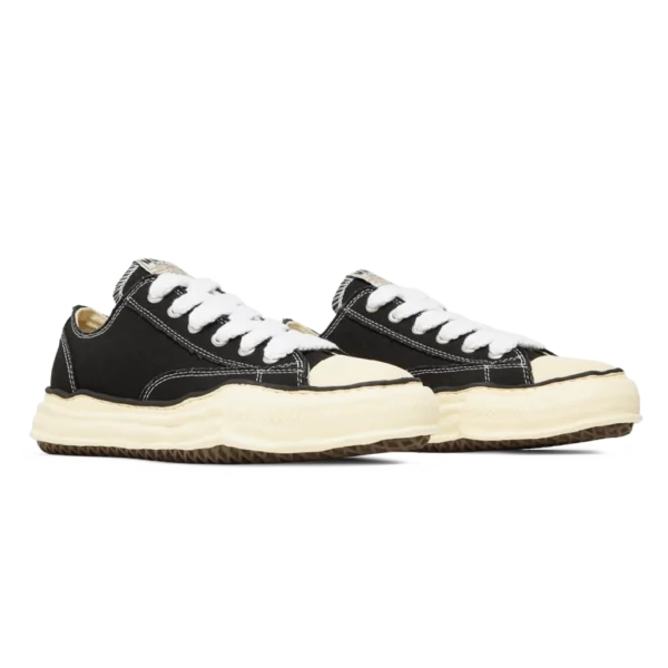 ⁦Maison Mihara Yasuhiro Peterson OG Sole Canvas Low Black⁩ – תמונה ⁦2⁩