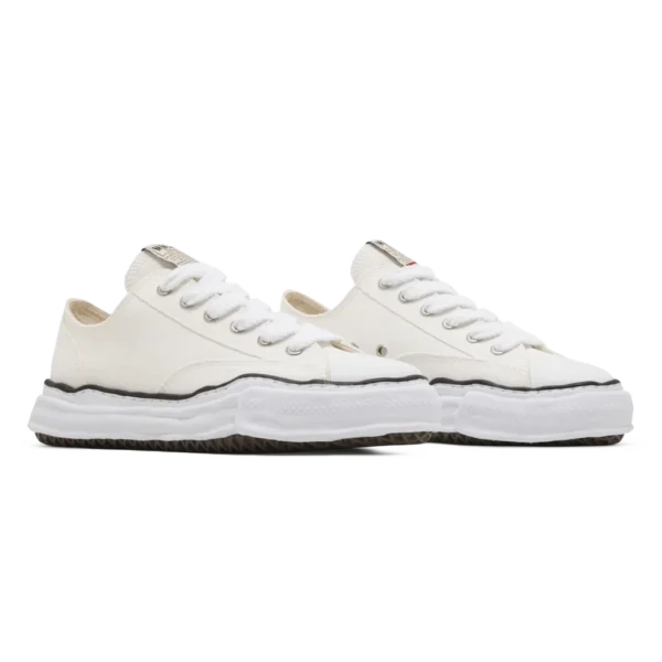 ⁦Maison Mihara Yasuhiro Peterson OG Sole Canvas Low White⁩ – תמונה ⁦2⁩