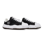 ⁦Maison Mihara Yasuhiro Blakey OG Sole Canvas Low Black White⁩ – תמונה ⁦2⁩