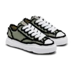 ⁦Maison Mihara Yasuhiro Peterson OG Sole Canvas Low Green⁩ – תמונה ⁦2⁩