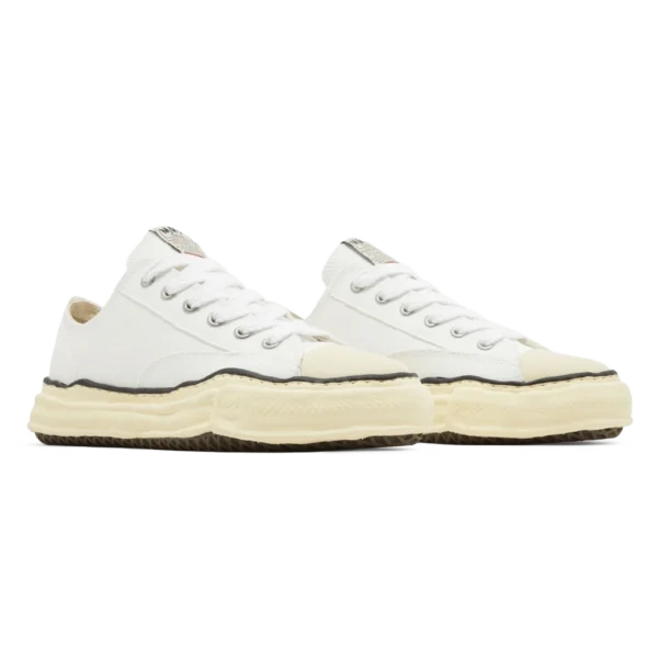 ⁦Maison Mihara Yasuhiro Peterson OG Sole Canvas Low Sneakers White⁩ – תמונה ⁦2⁩