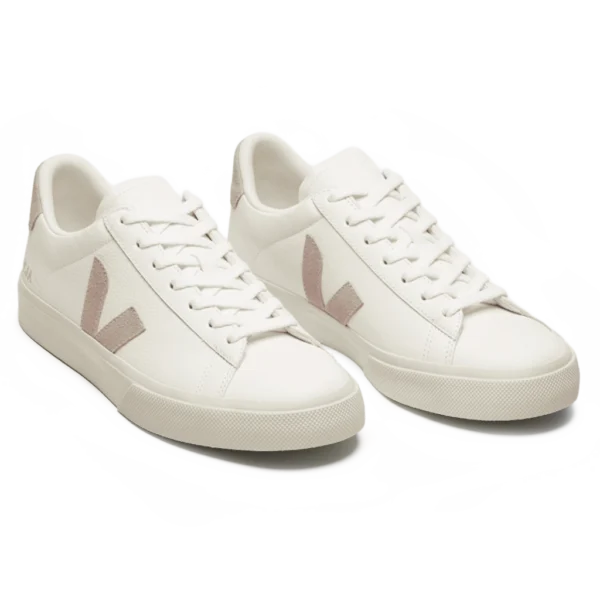 ⁦Veja Campo Leather Sneakers White Pink Babe⁩ – תמונה ⁦2⁩