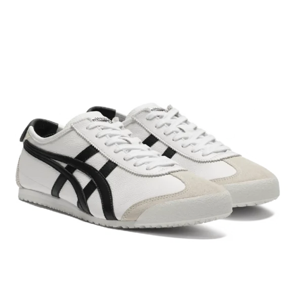 ⁦Onitsuka Tiger Mexico 66 White Black Suede Toe⁩ – תמונה ⁦2⁩