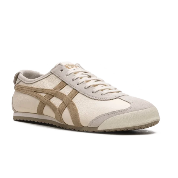 ⁦Onitsuka Tiger Mexico 66 White Grey Brown⁩ – תמונה ⁦2⁩