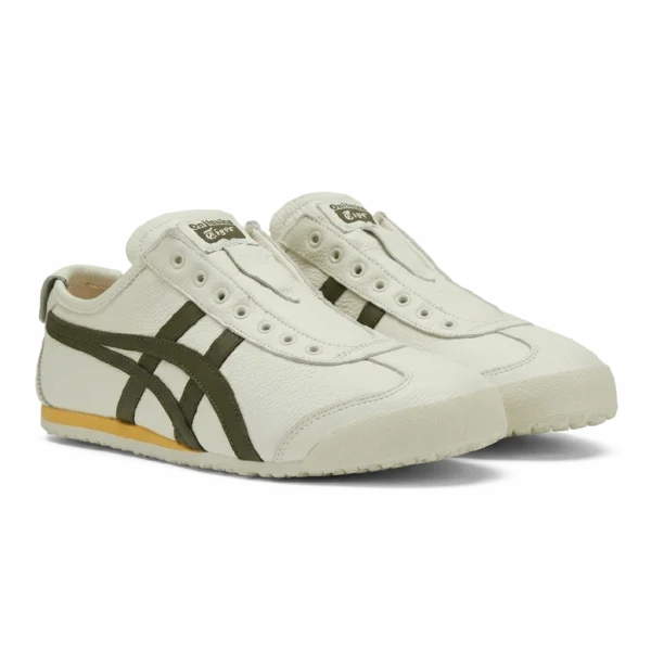 ⁦Onitsuka Tiger Mexico 66 Slip-On White Dark Green⁩ – תמונה ⁦2⁩