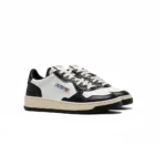 ⁦Autry Medalist Low Sneakers White Black Leather⁩ – תמונה ⁦2⁩
