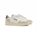 ⁦Autry Medalist Low Sneakers White Navy Leather⁩ – תמונה ⁦2⁩
