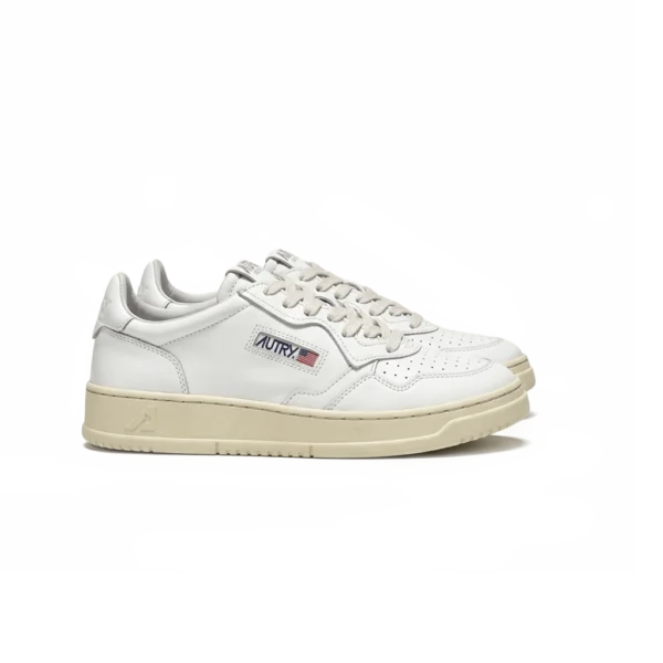 ⁦Autry Medalist Low Sneakers White Leather Essential⁩ – תמונה ⁦2⁩