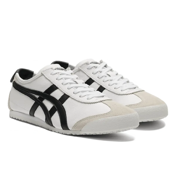 ⁦Onitsuka Tiger Mexico 66 White Black Suede Toe⁩ – תמונה ⁦2⁩