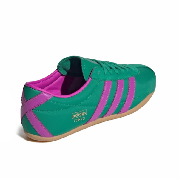 ⁦Adidas Tokyo Shoes Court Green Purple Burst Gum⁩ – תמונה ⁦3⁩