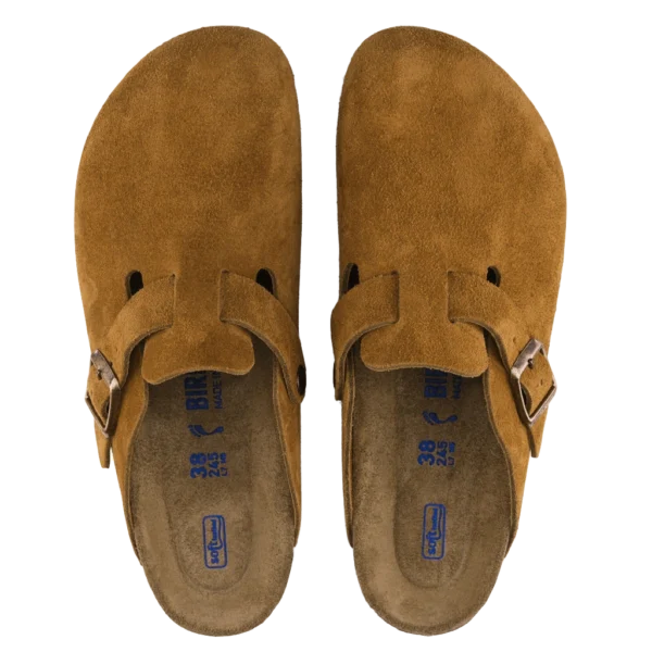 ⁦Birkenstock Boston Soft Footbed Suede Clogs Mink⁩ – תמונה ⁦3⁩