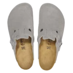 ⁦Birkenstock Boston Suede Clogs Stone Coin⁩ – תמונה ⁦3⁩
