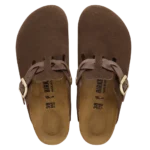 ⁦Birkenstock Boston Braided Suede Clogs Carafe⁩ – תמונה ⁦3⁩