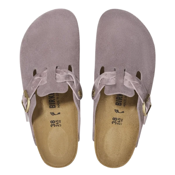 ⁦Birkenstock Boston Braided Suede Clogs Faded Purple⁩ – תמונה ⁦3⁩