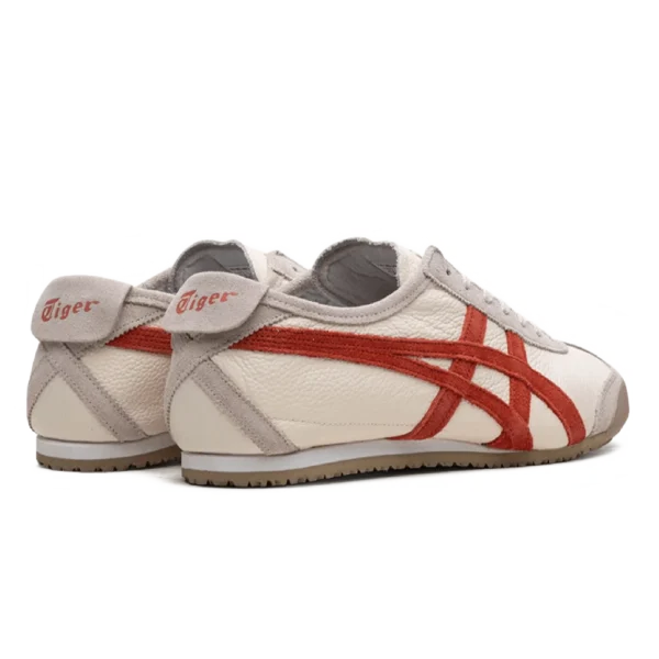 ⁦Onitsuka Tiger Mexico 66 Vin Beige White Red⁩ – תמונה ⁦3⁩