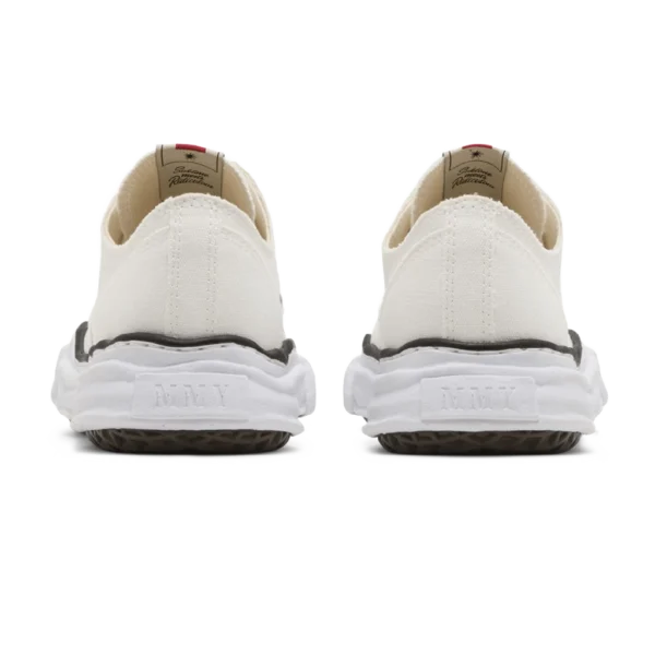 ⁦Maison Mihara Yasuhiro Peterson OG Sole Canvas Low White⁩ – תמונה ⁦3⁩