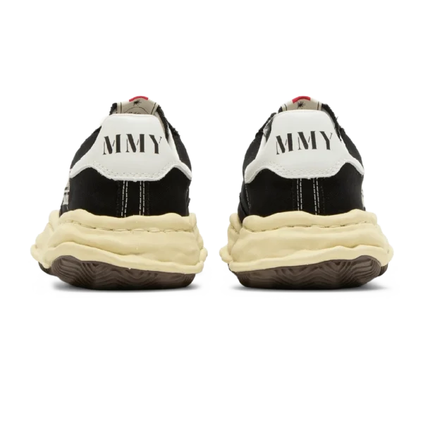 ⁦Maison Mihara Yasuhiro Blakey OG Sole Vintage Canvas Low Sneakers Black⁩ – תמונה ⁦3⁩