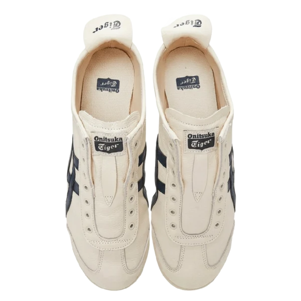 ⁦Onitsuka Tiger Mexico 66 Slip-On White Navy Orange⁩ – תמונה ⁦3⁩
