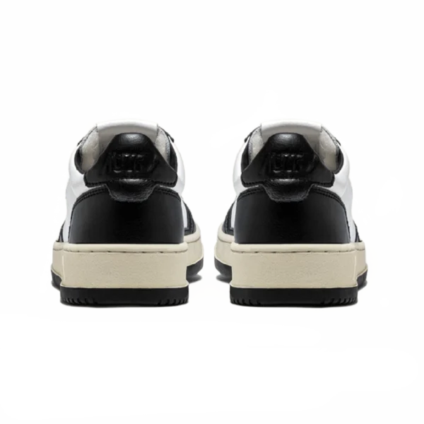 ⁦Autry Medalist Low Sneakers White Black Leather⁩ – תמונה ⁦3⁩