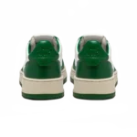⁦Autry Medalist Low Sneakers White Green Leather⁩ – תמונה ⁦3⁩